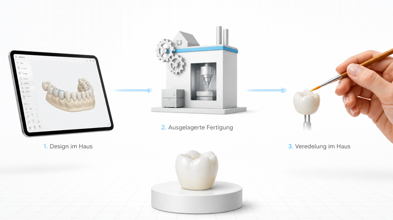 Outsourcing im Dentallabor – der komplette Leitfaden